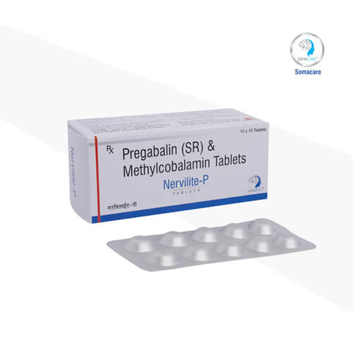 nervilite-p-Methylcobalamin 1500mcg, Pregabalin 75mg Tablets (SR)