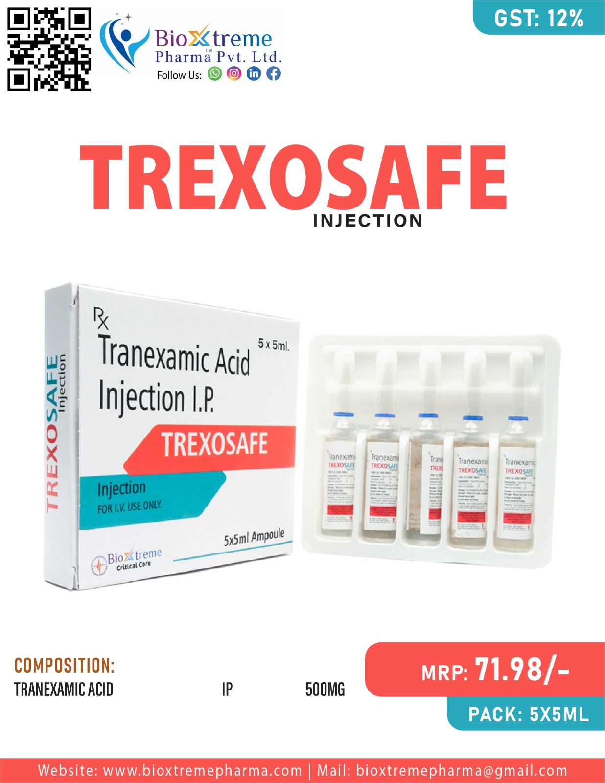 Best Tranexamic Injection Brands in India