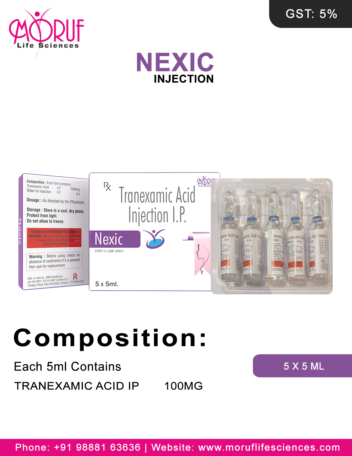 Best Tranexamic Injection Brands in India